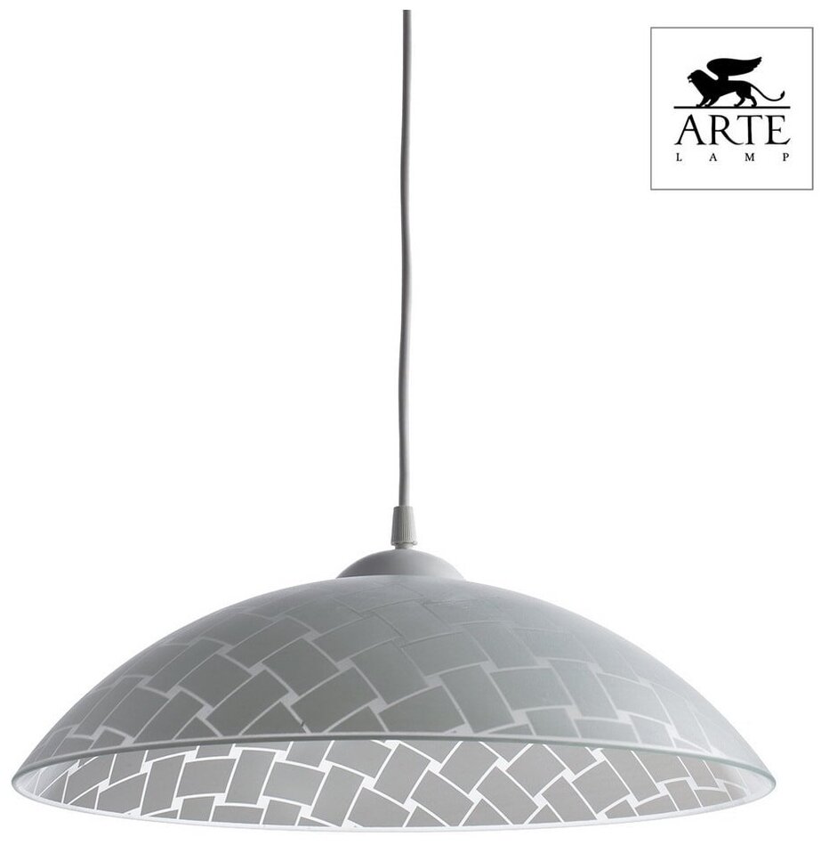 Потолочный светильник Arte Lamp Cucina A3421SP-1WH, E27, 60 Вт, кол-во ламп: 1 шт., цвет: белый - фотография № 1