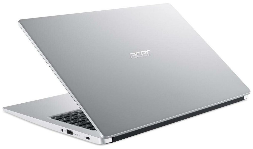 Ноутбук Acer Aspire 3 A315-23-R6KB 156 FHD TNAMD Athlon Silver 3050U8GB128GB SSDRadeon HDEndless OSNoODDсеребристый NX HVUER00E