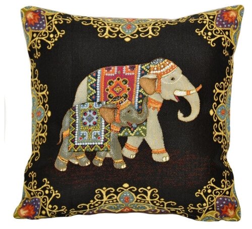 Подушка декоративная Рапира индийский слон ( спокойствие), 32x32