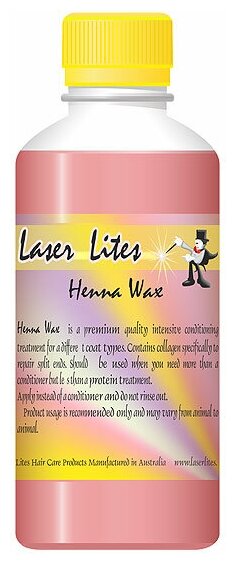 Laser Lites Кондиционер с воском (концентрат 1:20) Laser Lites Henna Wax, 250мл