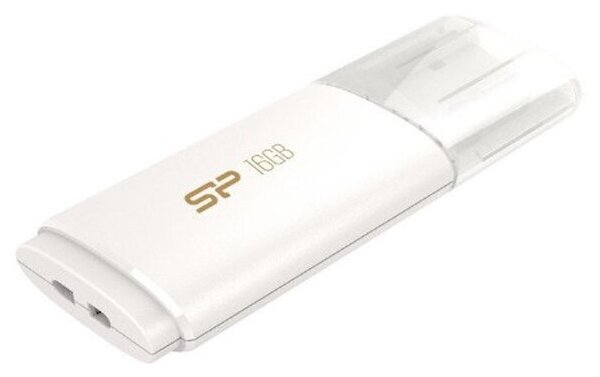 USB Flash Drive 16Gb - Silicon Power Blaze B06 USB 3.0 White SP016GBUF3B06V1W