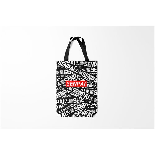 фото Сумка-шоппер / 31х42 см / аниме / senpai burnettie