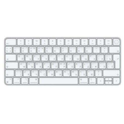 Apple Клавиатура беспроводная Apple Magic Keyboard с Touch ID Bluetooth серебристый (MK293RS/A)