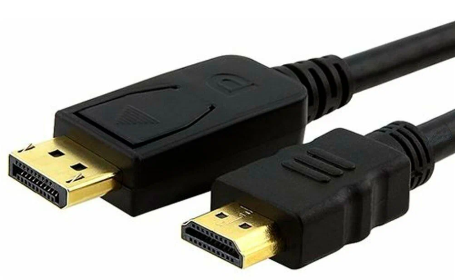 Кабель Displayport (M) - HDMI (M) 1.8m черный