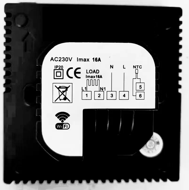Умный электронный программируемый терморегулятор Теплокварц WI FI EF4LR черный - фотография № 4