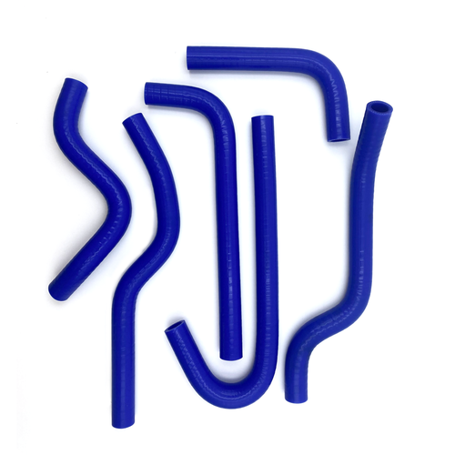 Патрубки отопителя ГАЗ 33106 Валдай дв. Cummins (6 шт.) армированный силикон синий / РусТех