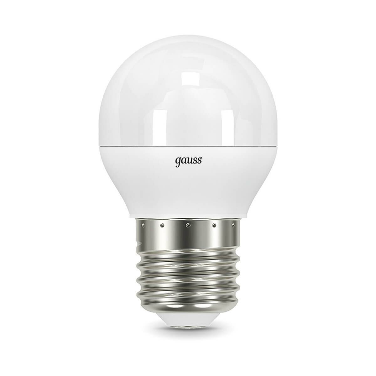 Лампа светодиодная gauss 105102207-D, E27, G45, 7 Вт, 4100 К - фотография № 15