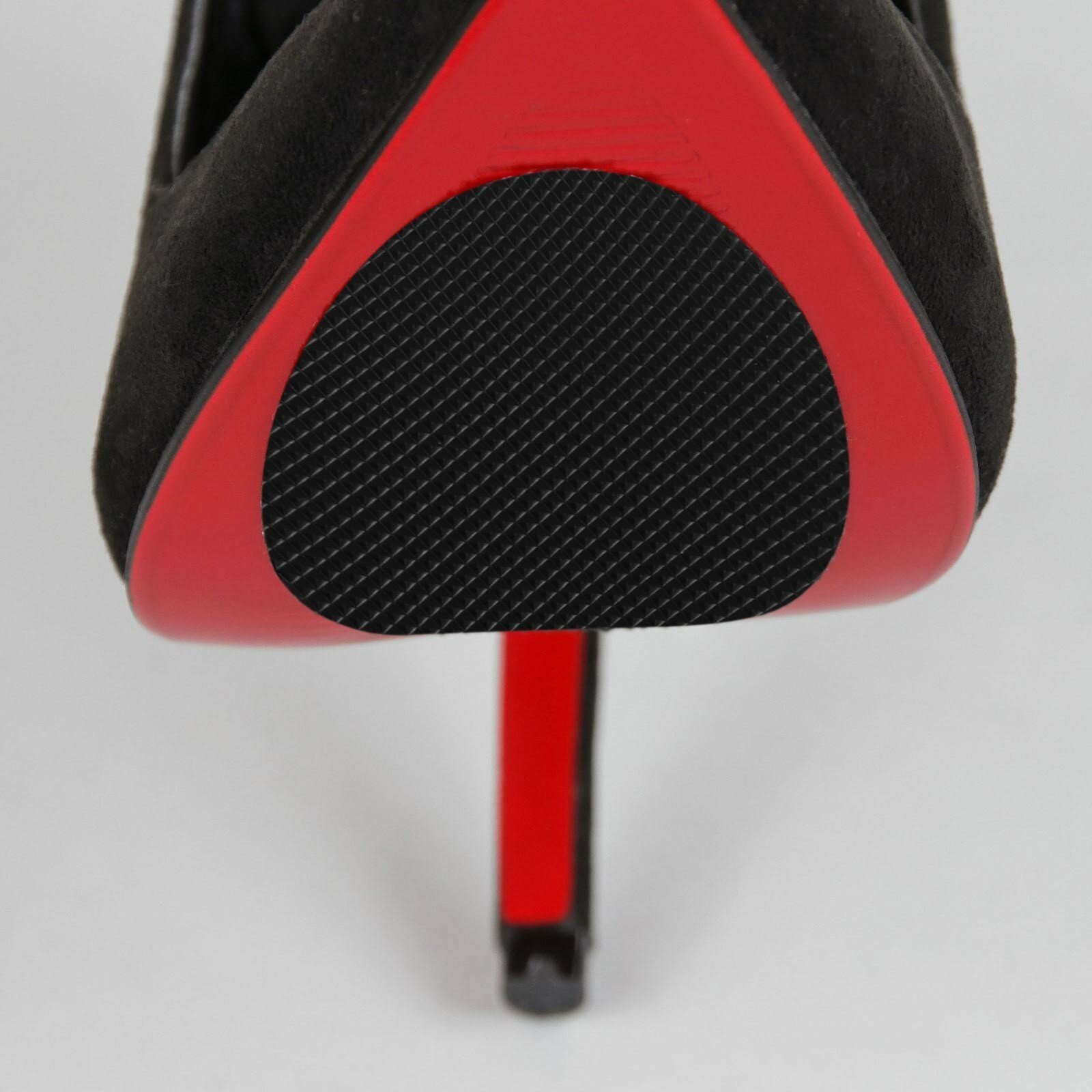 Накладки для обуви противоскользящие, с протектором, на клеевой основе, пара, цвет чёрный - фотография № 8