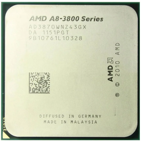 Процессор AMD A8-3870K Llano FM1,  4 x 3000 МГц, OEM