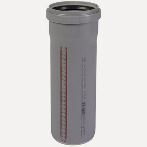 Изображение товара Труба канализационная Ostendorf HT HTEM (PP-H), Дн 32х1,8 б/нап L=2,0м в/к , с раструбом, 110060