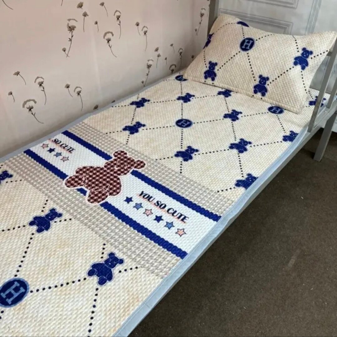 фото Кровать "Четыре сезона", односпальная, с покрывалом, 90x200 см