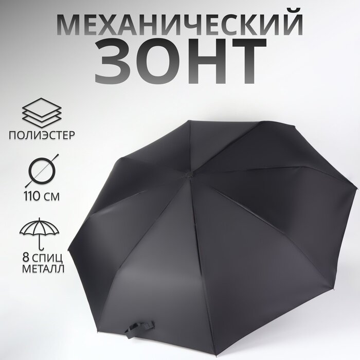 Зонт Queen Fair, черный