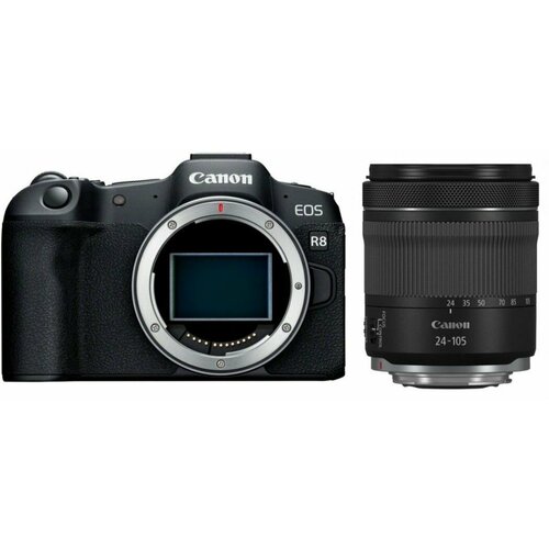 Фотоаппарат CANON EOS R8 Kit RF 24-105MM F4-71 IS STM 180029₽