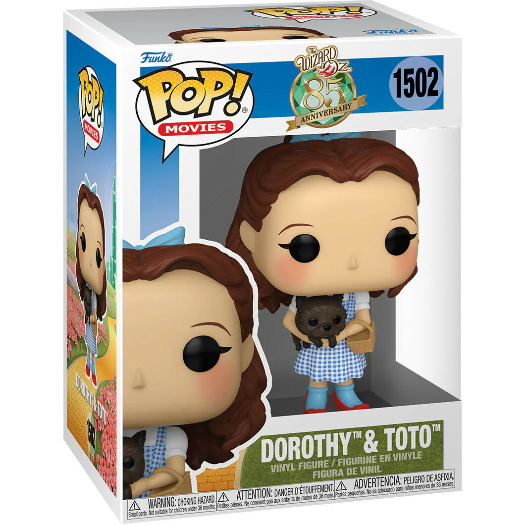 Фигурка Funko POP! Movies The Wizard of Oz (85th Anniversary) Dorothy & Toto 75979 — фото 1