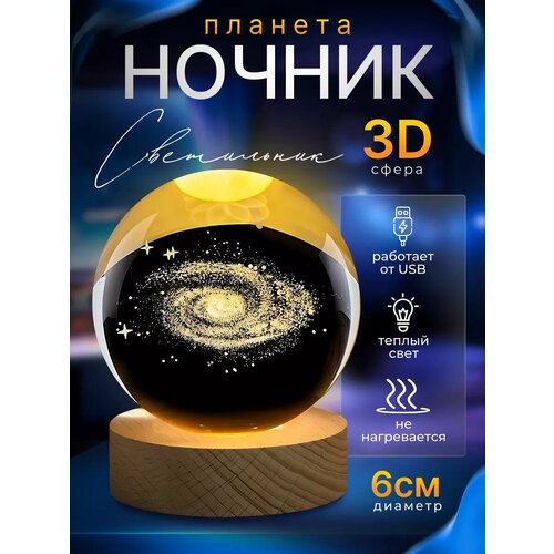 Ночник светильник Галактик 6см 540₽
