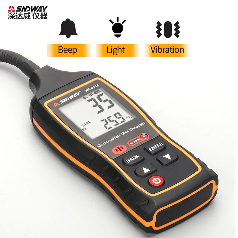 Изображение SNDWAY детектор газов SW-733A, SW-733A