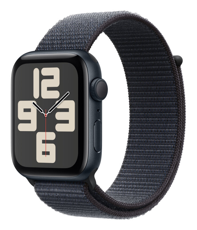 Apple Watch SE 2024, 40 мм, алюминий цвета "Midnight", Ink Sport Loop (MXEA3)