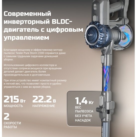 Пылесос Tesler Pure Storm 2200 — фото 1