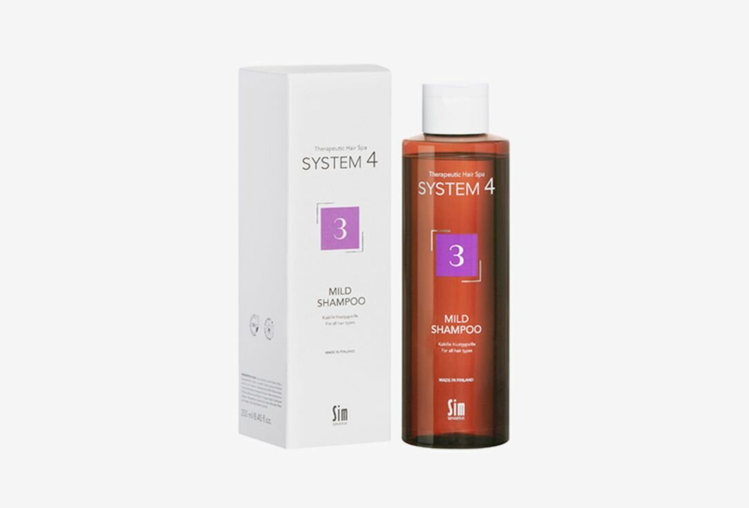 Терапевтический шампунь №3 для ежедневного применения SYSTEM 4 3 Mild Shampoo 250 мл