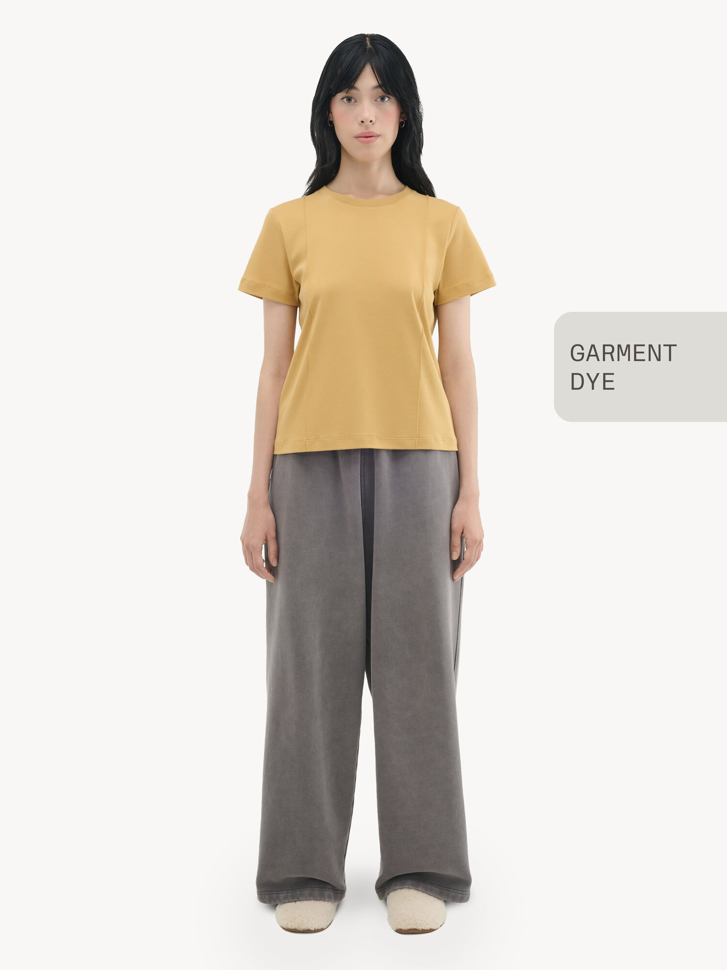 Брюки MUTED WIDE LEG GARMENT DYE