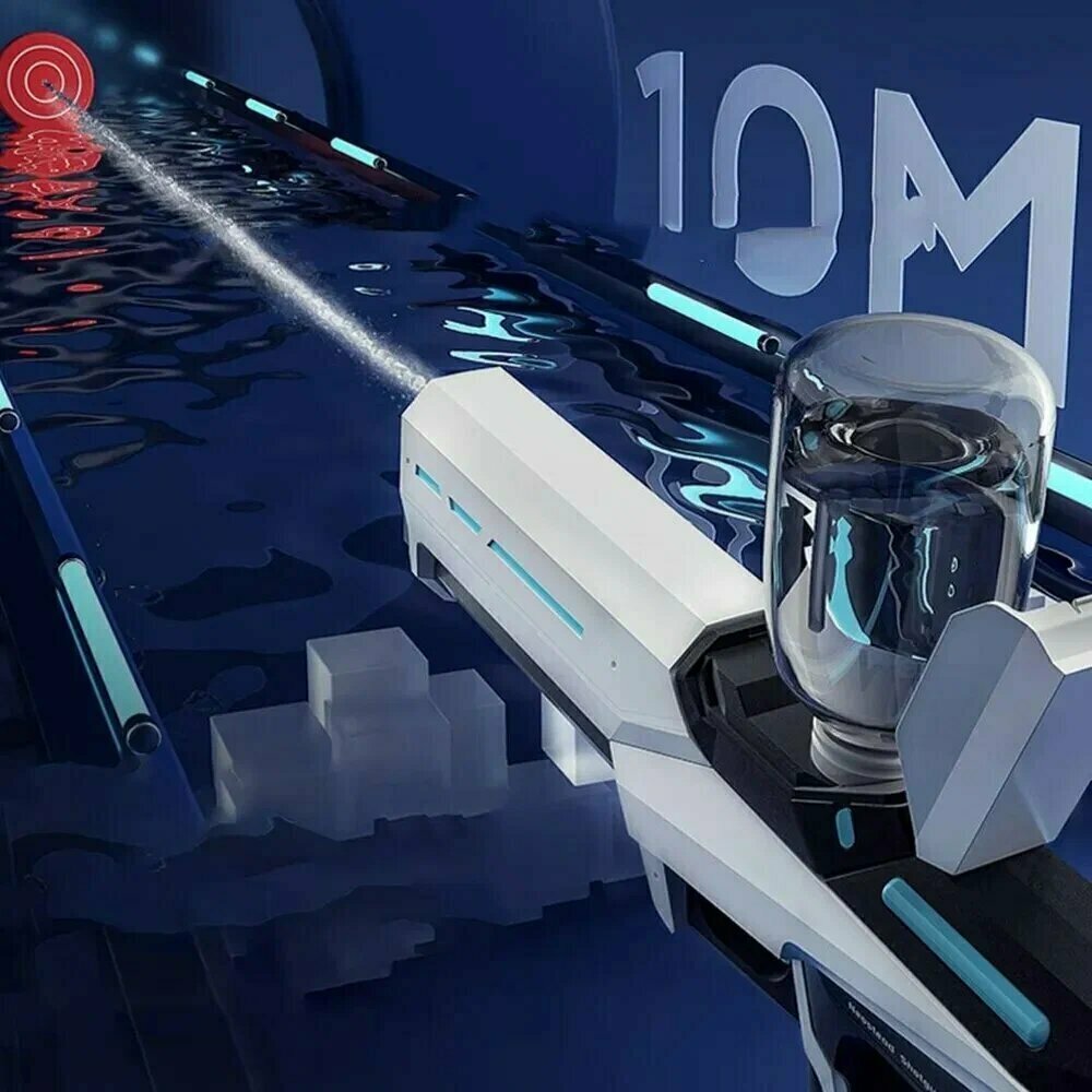 Электровелосипеды Xiaomi Электрический водяной пистолет Xiaomi Mijia Electriс Water Gun (8808-60B) White