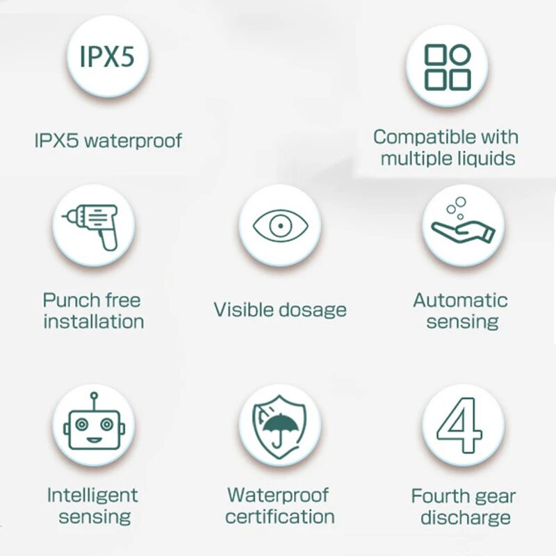 Изображение Бесконтактный дозатор мыла Xiaomi Youpin, Черный