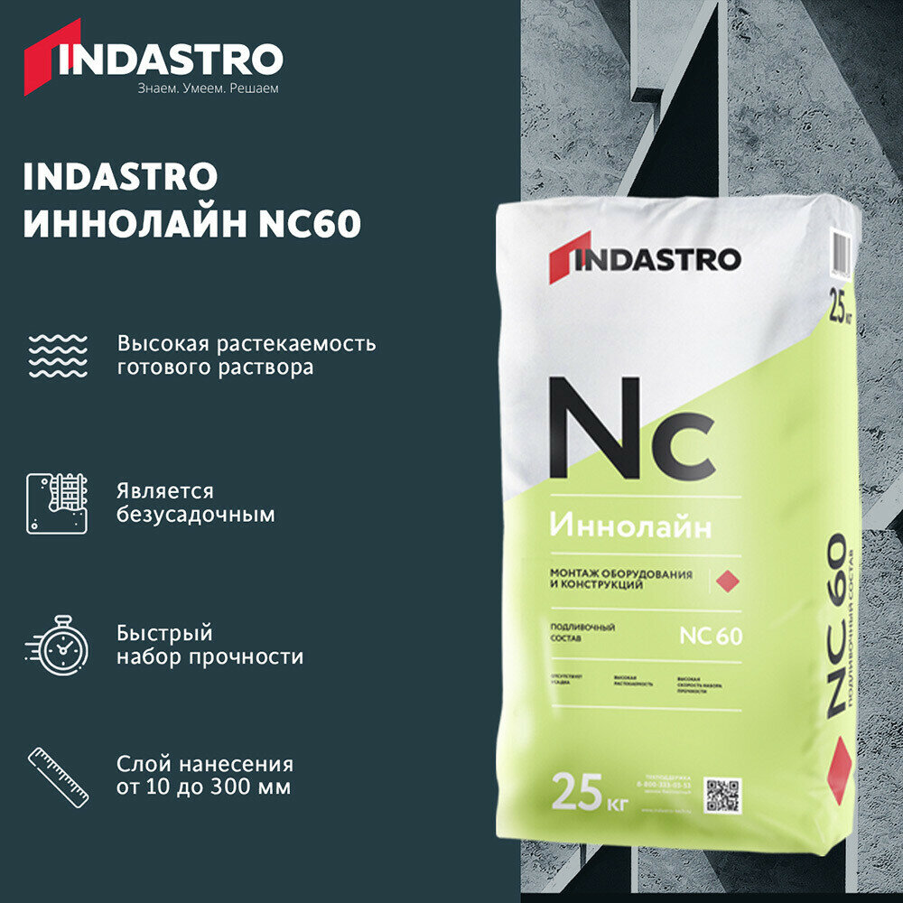 Ремсостав Indastro Иннолайн NC60 25 кг — фото 1