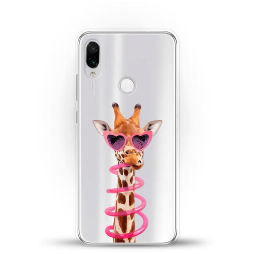 фото Силиконовый чехол жираф на xiaomi redmi note 7 andy & paul