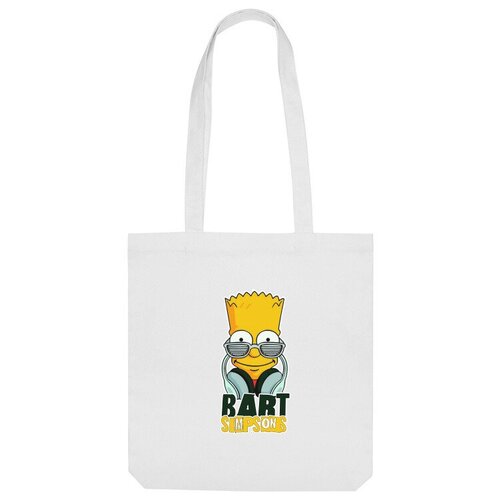 Сумка bart Simpsons симпсоны желтый наушники музыка белый 59000₽