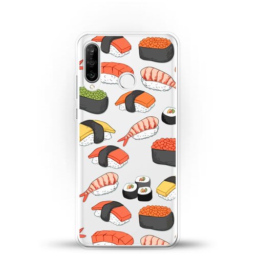 фото Силиконовый чехол суши на honor 20s andy & paul