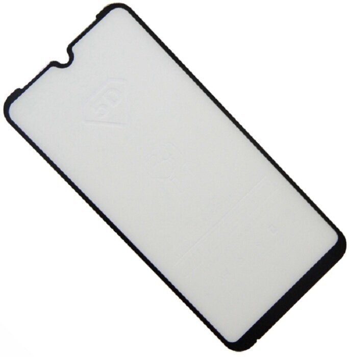 Защитное стекло для Xiaomi Mi Play (25D/полная наклейка) черный