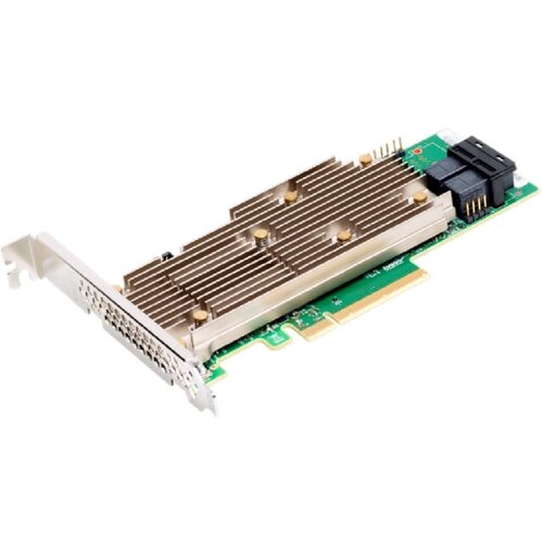 Broadcom 9460-8i SGL (05-50011-02) PCIe 3.1 x8 LP, SAS/SATA/NVMe, RAID 0,1,5,6,10,50,60, 8port(2 * int SFF8643), 2GB Cache, 3508ROC 05-50011-02