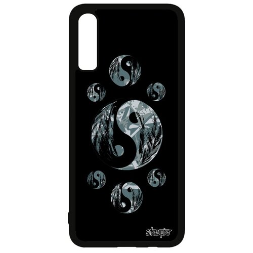 фото Чехол для мобильного galaxy a70, "инь и ян" буддизм добро и зло utaupia