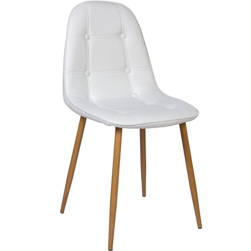 Стулья со спинкой комплект Sitzone Bloom. Материл: искусственная кожа. ШхГхВ: 43х38.5х86 см. Цвет: серый, бук