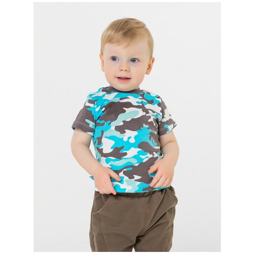 фото 4101048 футболка "милитари 2021", котмаркот, размер 80, состав:100% хлопок, цвет мультиколор kotmarkot