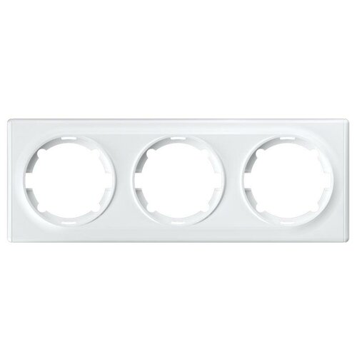 Рамка 3-м Florence бел. 1E52301300 OneKeyElectro 2172784