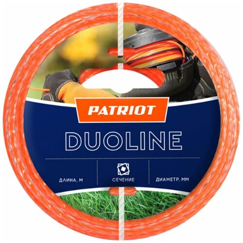 Леска для триммеров Patriot Duoline (805401171)