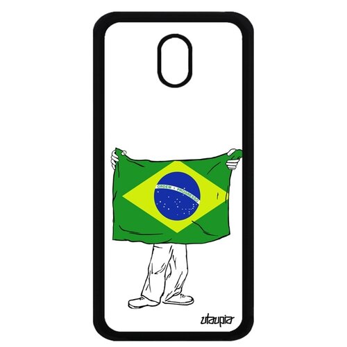 фото Чехол на телефон samsung galaxy j5 2017, "флаг бразилии с руками" страна туризм utaupia