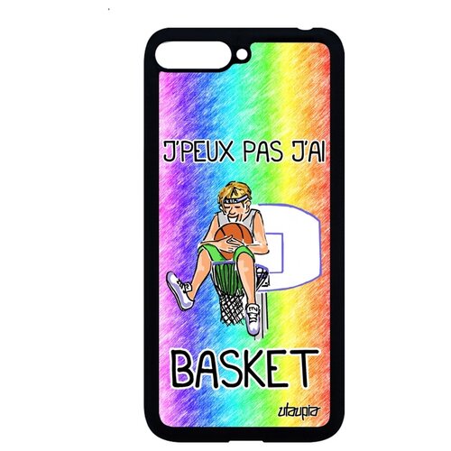 фото Чехол для смартфона huawei y6 2018, "не могу - у меня баскетбол!" спорт юмор utaupia