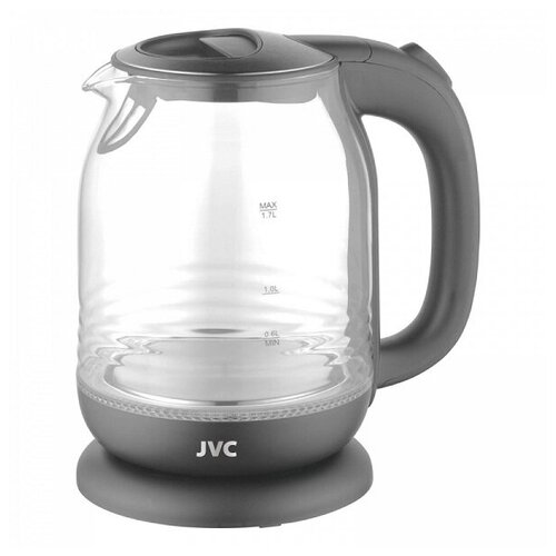 Чайник JVC JK-KE1510 grey чайник электрический jvc jk ke1520 black