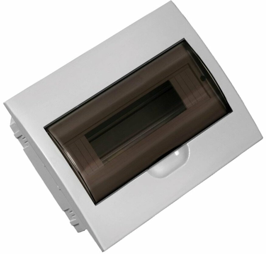 Box / Щит ЩРв-П-12 IP41 пластиковый встраиваемый белый прозрачная дверь IEK MKP12-V-12-40-10, IP41