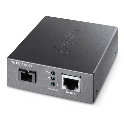 tp link tl fc111b 20 wdm медиаконвертер 10 100 мбит с Медиаконвертер TP-LINK TL-FC111B-20