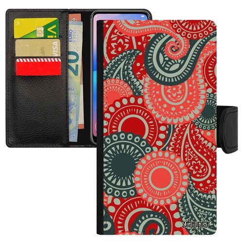 фото Чехол-книжка на мобильный galaxy a5 2017, "кружевной узор" восточный плетение utaupia