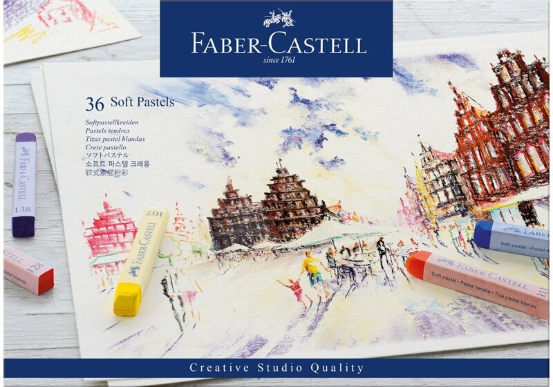 Пастель Faber-Castell "Soft pastels", 36 цветов