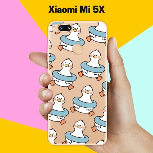 Силиконовый чехол на Xiaomi Mi 5X Птицы / для Сяоми Ми 5 Икс