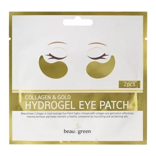 Гидрогелевые патчи для глаз с коллагеном и коллоидным золотом [BeauuGreen] Collagen & Gold Hydrogel Eye Patch
