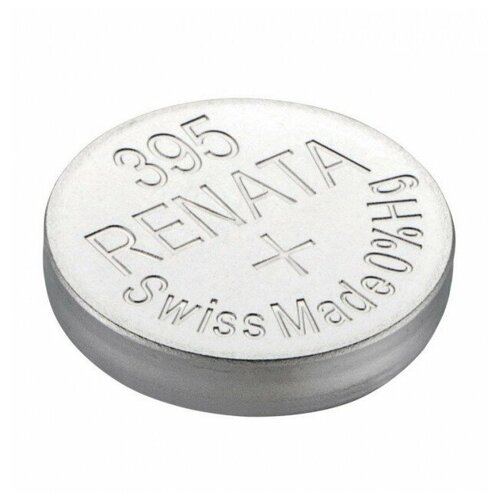 Батарейка Renata 395, 2 шт. renata r sr 927 sw 1 55v 57mah 9 5x2 6mm батарейка для часов renata 395 1 шт