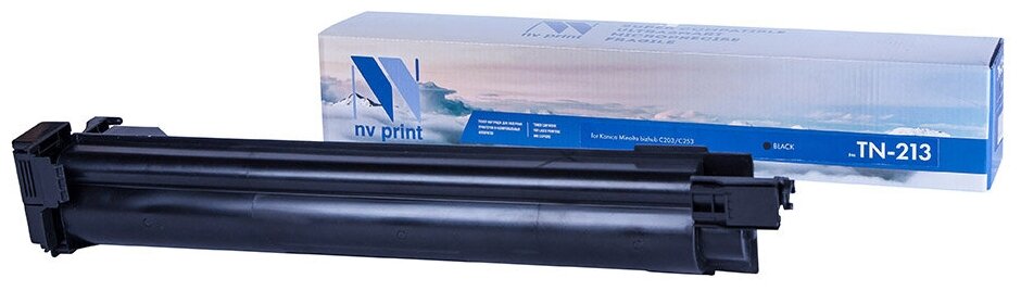 Тонер-картридж NV Print NV-TN-213Bk для Konica Minolta bizhub C203, Konica Minolta bizhub C253 (совместимый, чёрный, 24500 стр.)