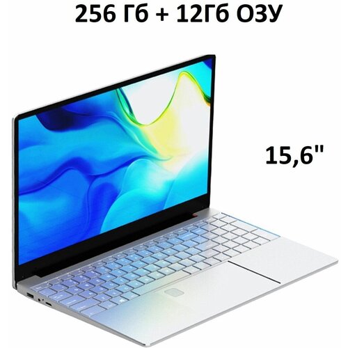 156 Ноутбук Intel Celeron N5095 20 ГГц RAM 12 ГБ SSD 256 ГБ Intel UHD Graphics Windows 11 Pro 2878000₽