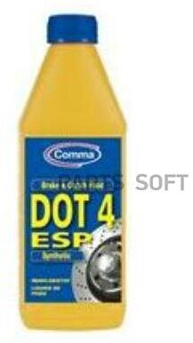 COMMA BF4ESP1L COMMA DOT 4 ESP BRAKE FLUID (1L)_жидкость тормозная! DOT 4 ESP\